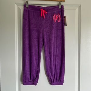 JUICY COUTURE JOGGER SWEATPANTS SIZE S (7/8) MSRP $40.00 NWT